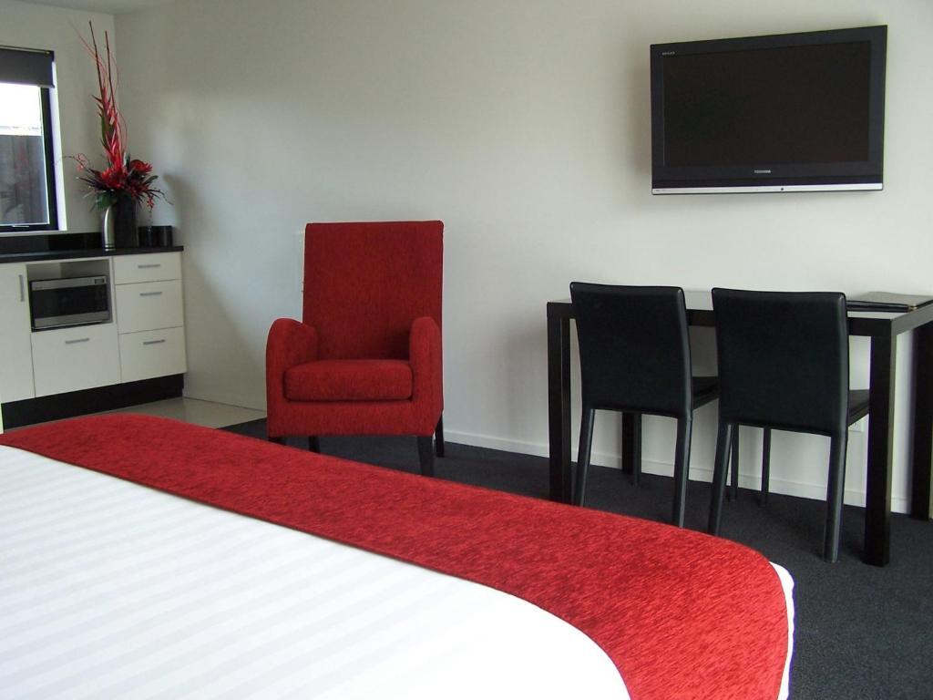 Metropolitan Motel On Riccarton Christchurch Rum bild