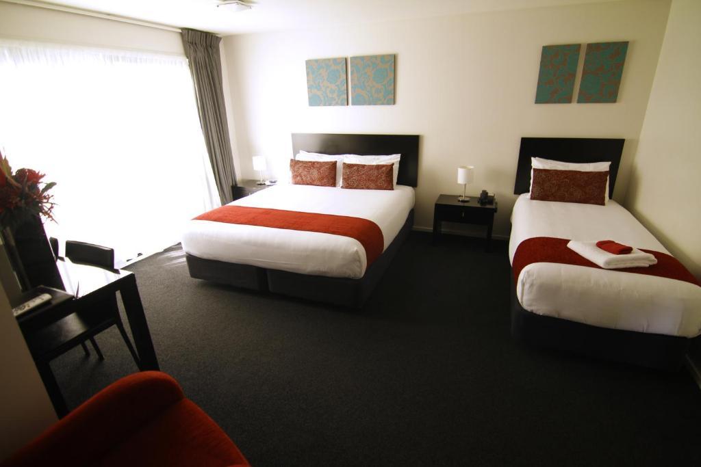 Metropolitan Motel On Riccarton Christchurch Rum bild