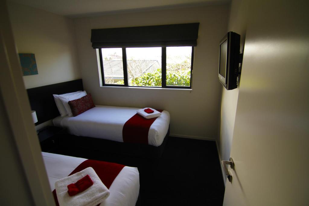 Metropolitan Motel On Riccarton Christchurch Rum bild