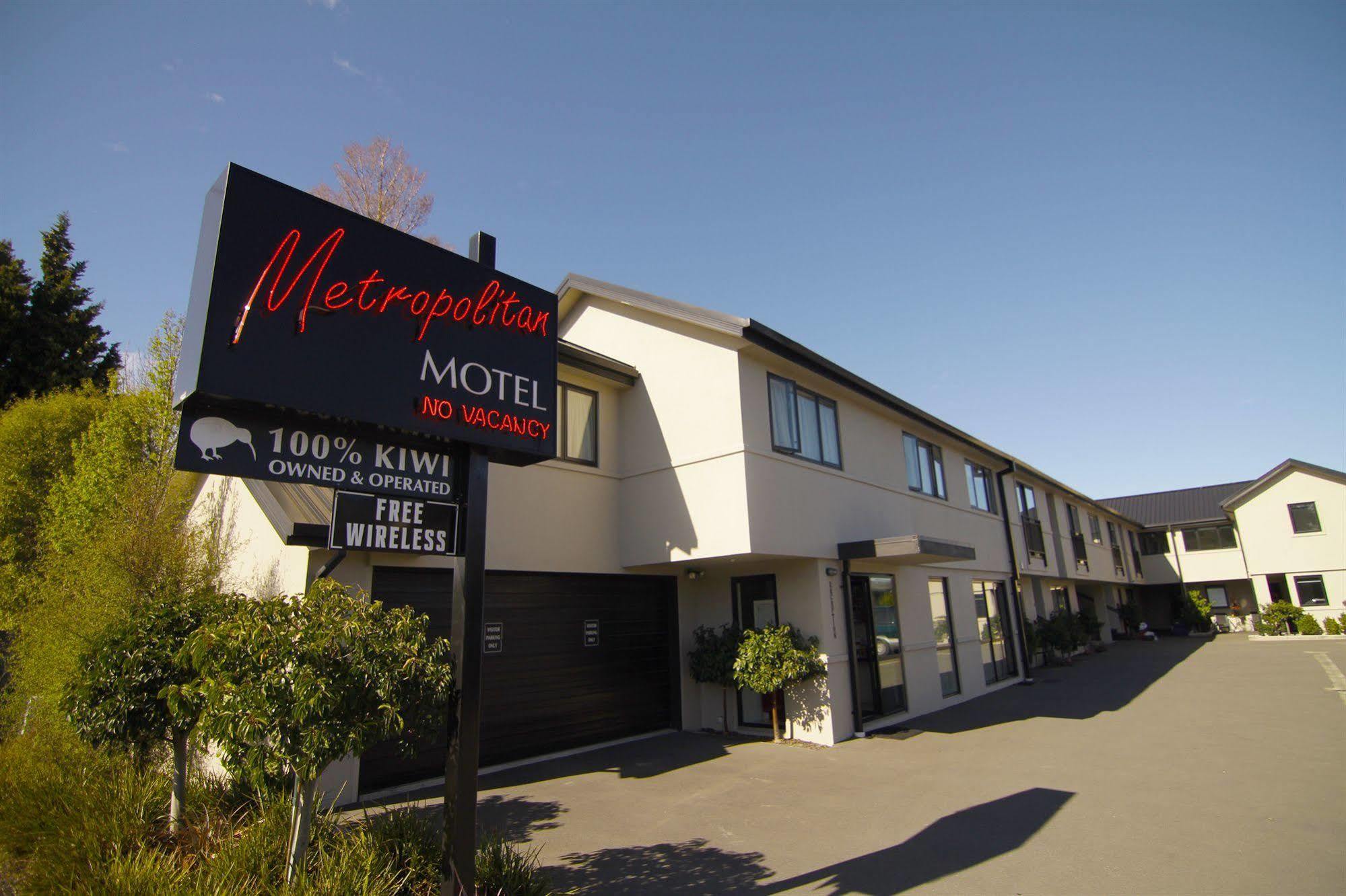 Metropolitan Motel On Riccarton Christchurch Exteriör bild